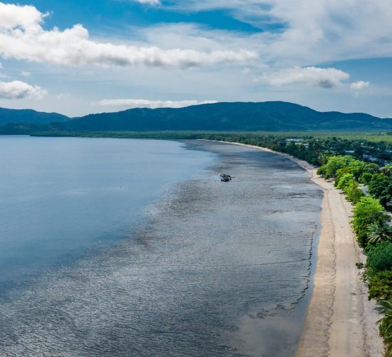 Aerial view of Yarrabah beach